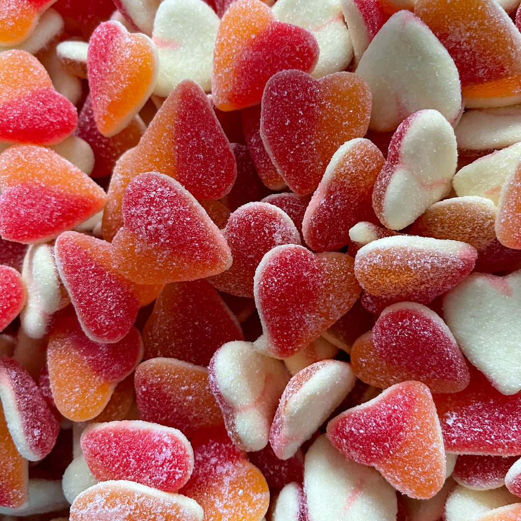 Sour Peach Hearts