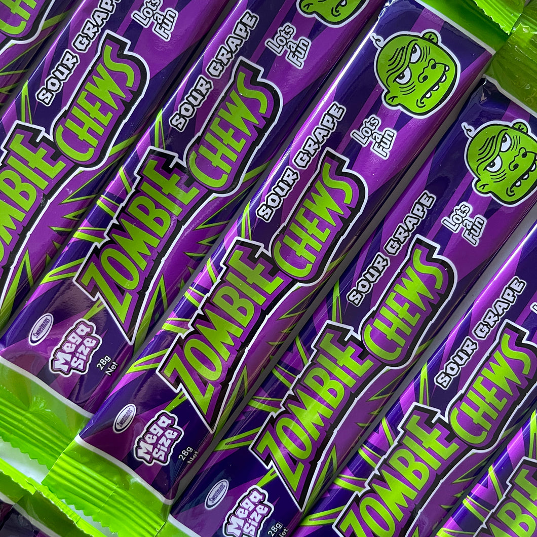 Sour Grape Zombie Chews