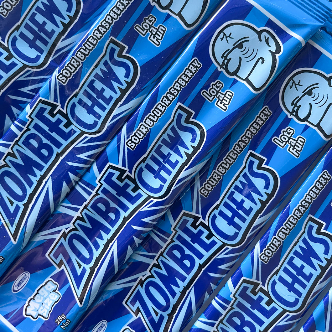 Sour Blue Raspberry Zombie Chews